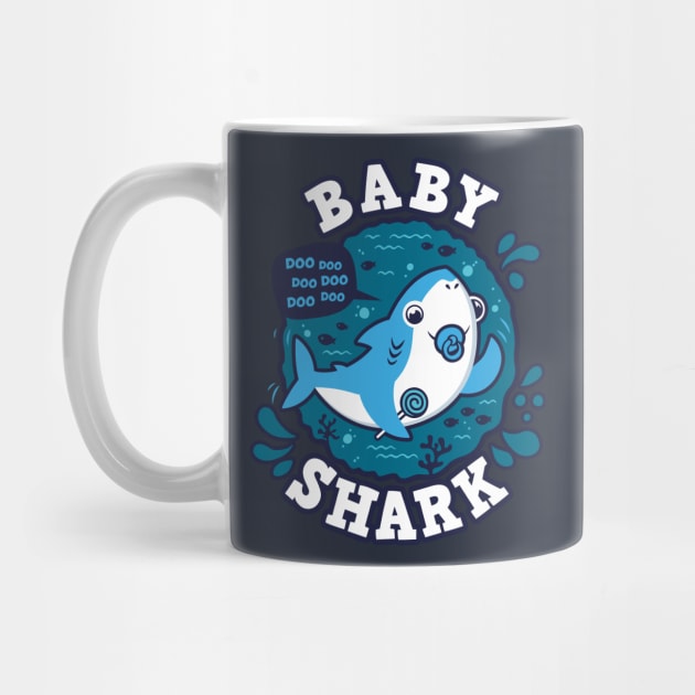 Baby Shark Boy Pacifier (trace) by Olipop